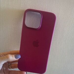 Apple Deep Pink Phone Case